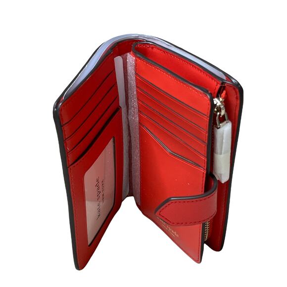 Kate spade staci medium compact bifold wallet in Gazpacho - Picture 3 of 5